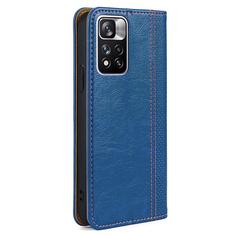 Læder Cover Xiaomi Redmi Note 11 Pro / Note 11 Pro Plus Vintage Læderstil