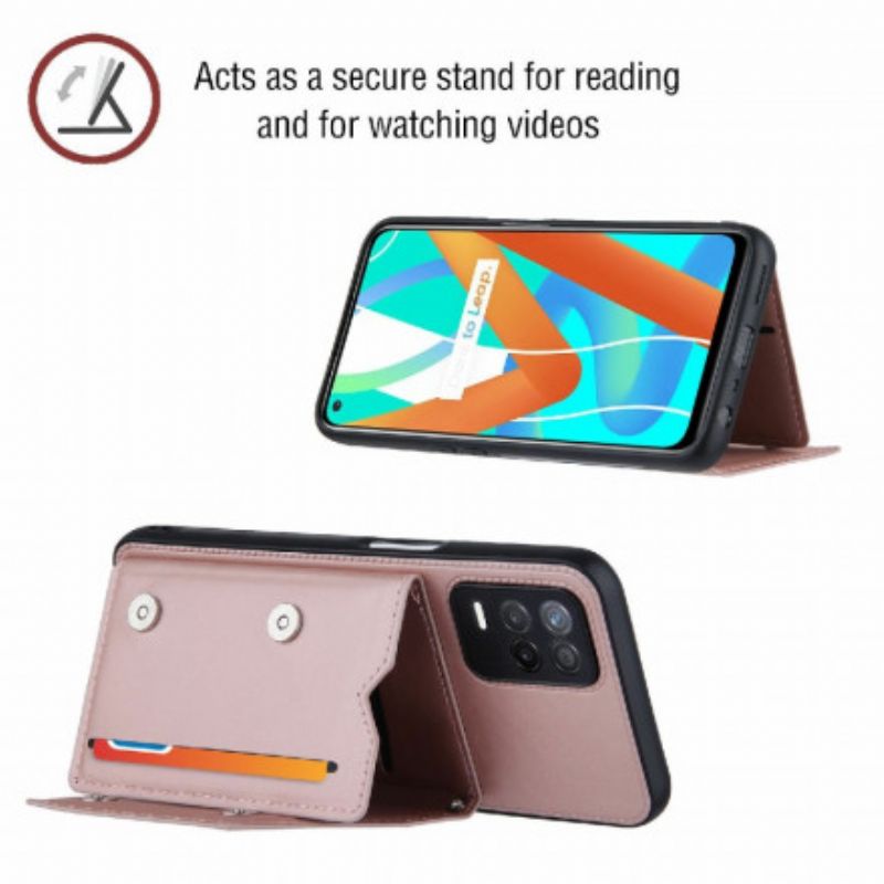 Cover Realme 8 5g Skulderrem Kortholder