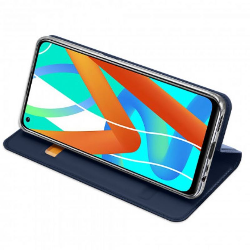 Flip Cover Realme 8 5g Skin Pro Dux Ducis