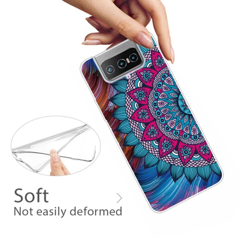 Cover Asus Zenfone 7 / 7 Pro Farverig Mandala