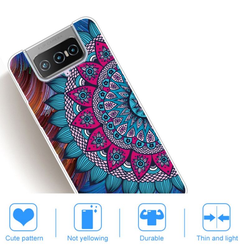 Cover Asus Zenfone 7 / 7 Pro Farverig Mandala