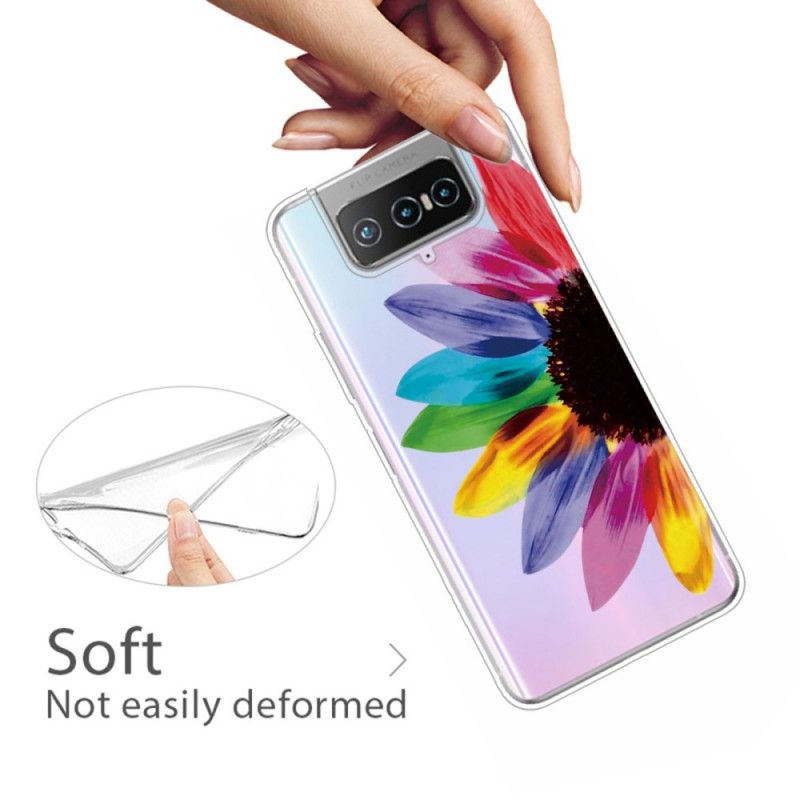 Cover Asus Zenfone 7 / 7 Pro Farvet Blomst