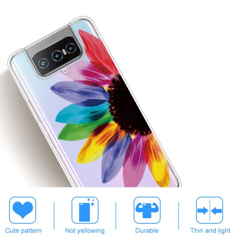 Cover Asus Zenfone 7 / 7 Pro Farvet Blomst