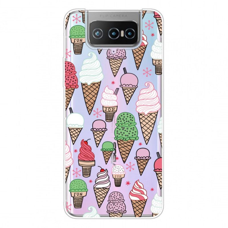 Cover Asus Zenfone 7 / 7 Pro Flødeis