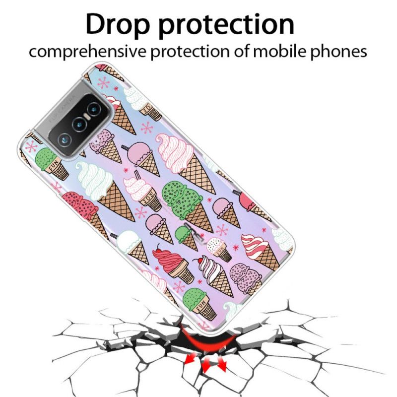 Cover Asus Zenfone 7 / 7 Pro Flødeis