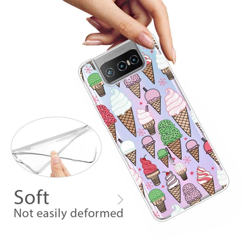 Cover Asus Zenfone 7 / 7 Pro Flødeis