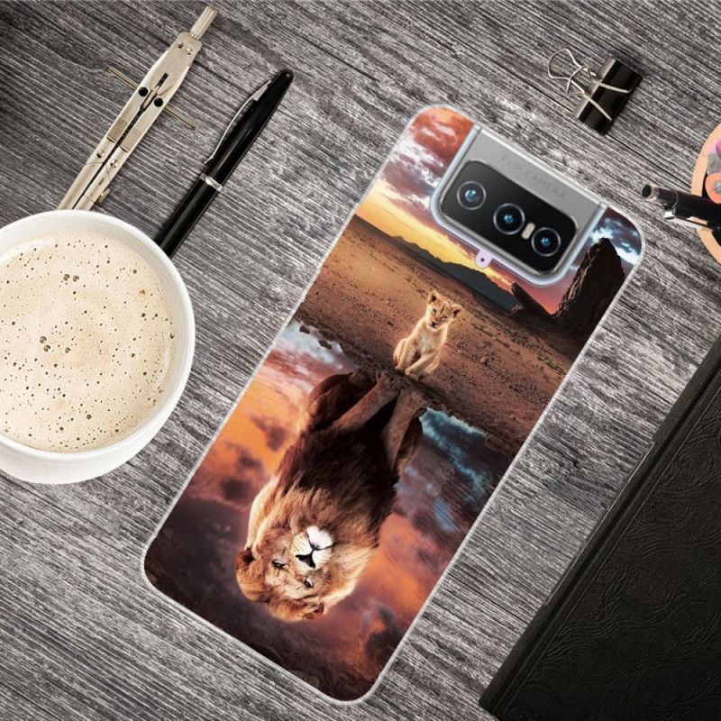 Cover Asus Zenfone 7 / 7 Pro Løveunge Drøm