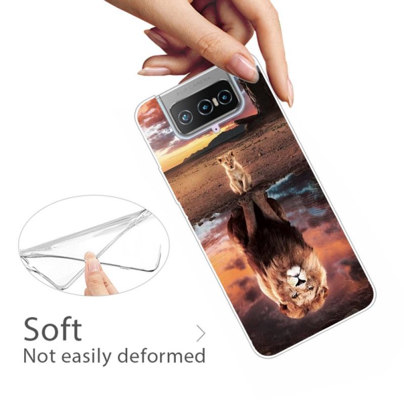 Cover Asus Zenfone 7 / 7 Pro Løveunge Drøm