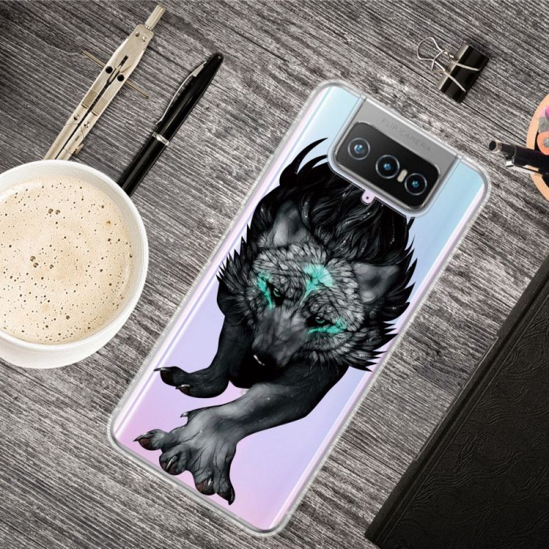 Cover Asus Zenfone 7 / 7 Pro Mobilcover Grafisk Ulv