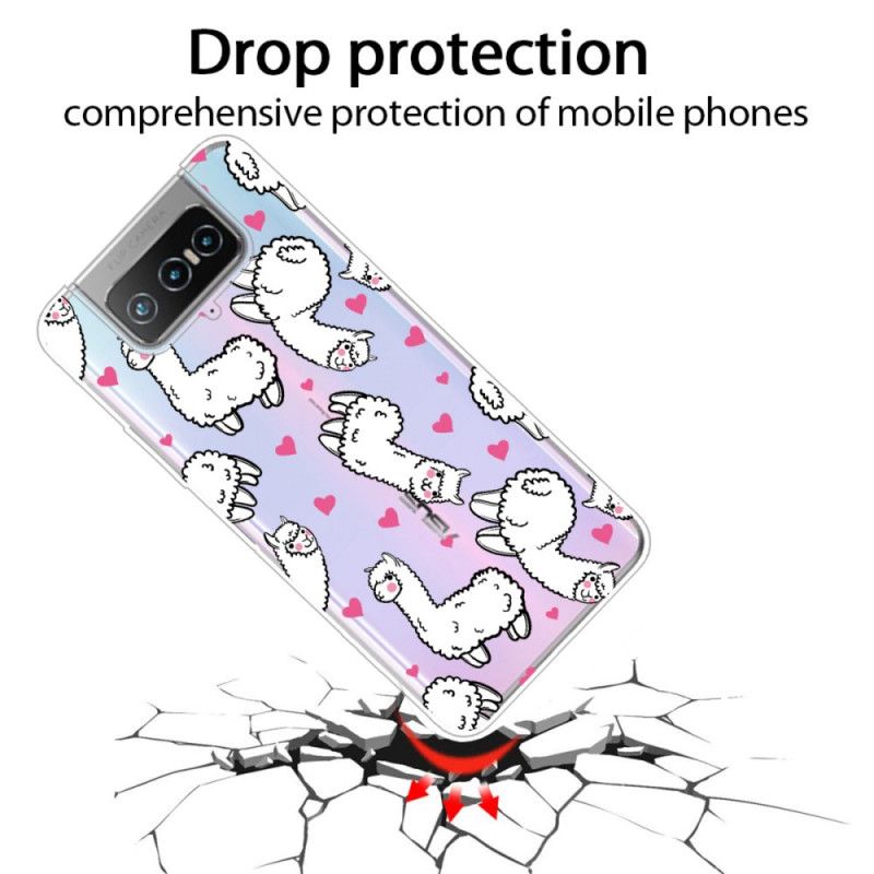 Cover Asus Zenfone 7 / 7 Pro Mobilcover Øverste Lamaer