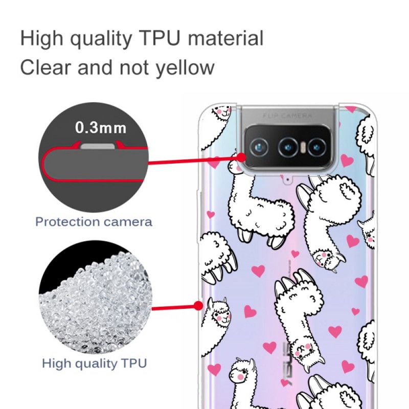 Cover Asus Zenfone 7 / 7 Pro Mobilcover Øverste Lamaer