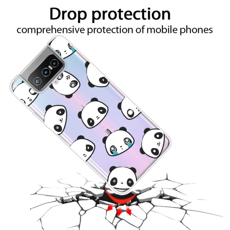 Cover Asus Zenfone 7 / 7 Pro Mobilcover Sentimentale Pandaer