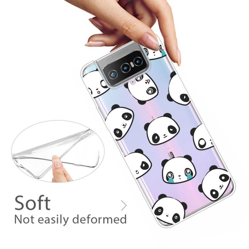 Cover Asus Zenfone 7 / 7 Pro Mobilcover Sentimentale Pandaer