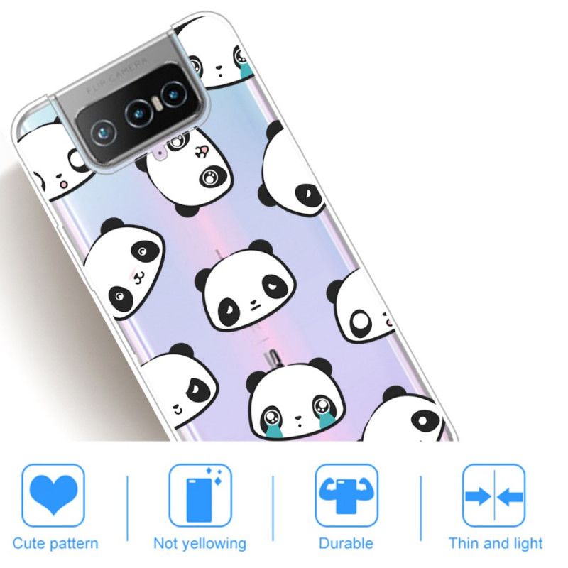 Cover Asus Zenfone 7 / 7 Pro Mobilcover Sentimentale Pandaer