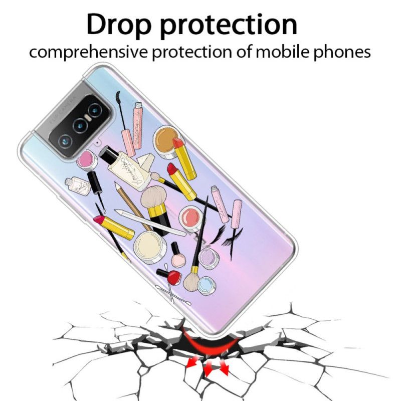 Cover Asus Zenfone 7 / 7 Pro Mobilcover Top Makeup