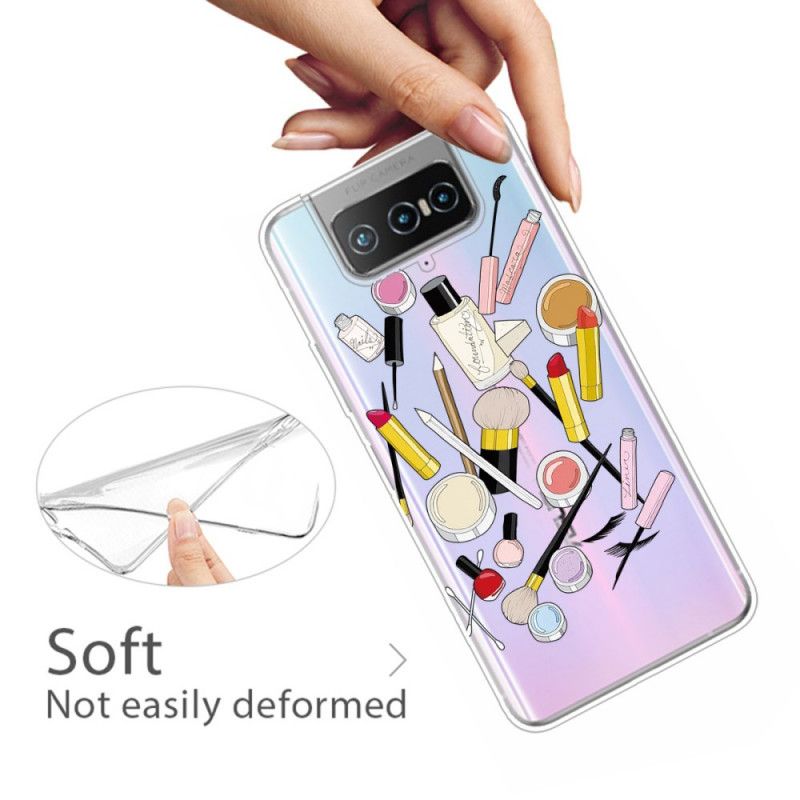 Cover Asus Zenfone 7 / 7 Pro Mobilcover Top Makeup