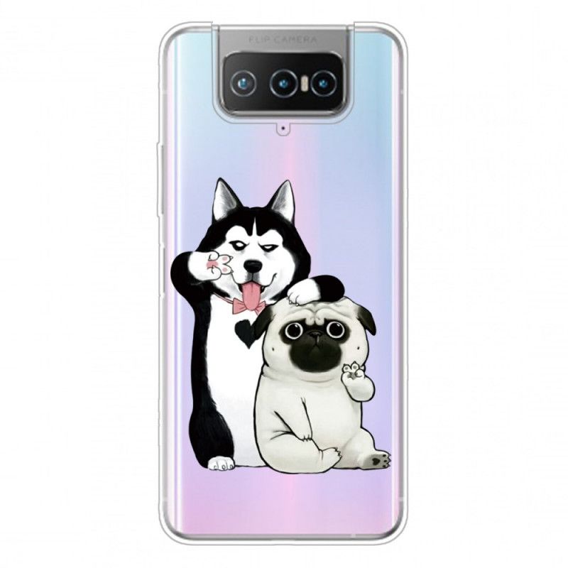 Cover Asus Zenfone 7 / 7 Pro Sjove Hunde Beskyttelse