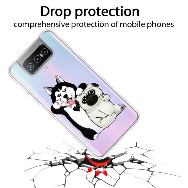 Cover Asus Zenfone 7 / 7 Pro Sjove Hunde Beskyttelse