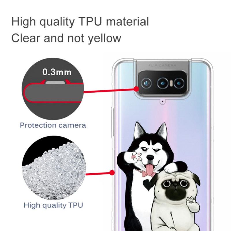 Cover Asus Zenfone 7 / 7 Pro Sjove Hunde Beskyttelse