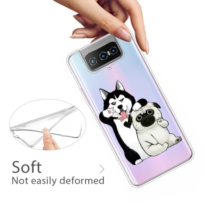 Cover Asus Zenfone 7 / 7 Pro Sjove Hunde Beskyttelse