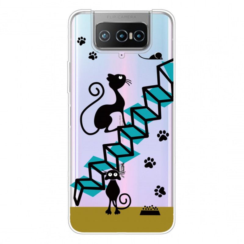 Cover Asus Zenfone 7 / 7 Pro Sjove Katte Beskyttelse