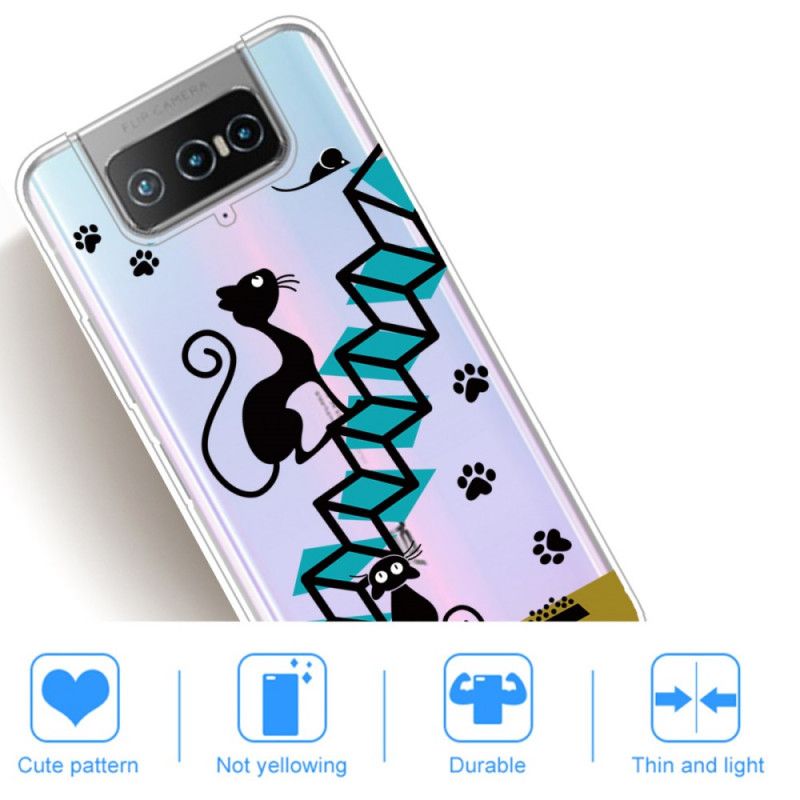 Cover Asus Zenfone 7 / 7 Pro Sjove Katte Beskyttelse