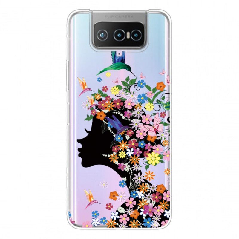 Cover Asus Zenfone 7 / 7 Pro Smukt Blomsterhoved Beskyttelse