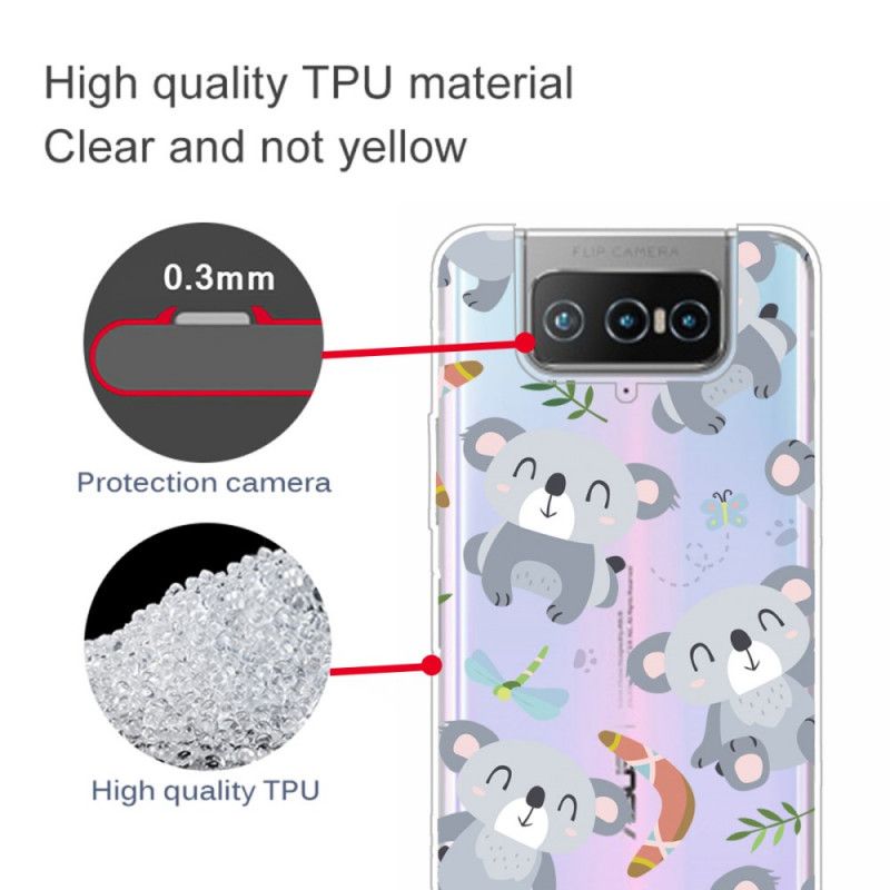 Cover Asus Zenfone 7 / 7 Pro Søde Koalaer