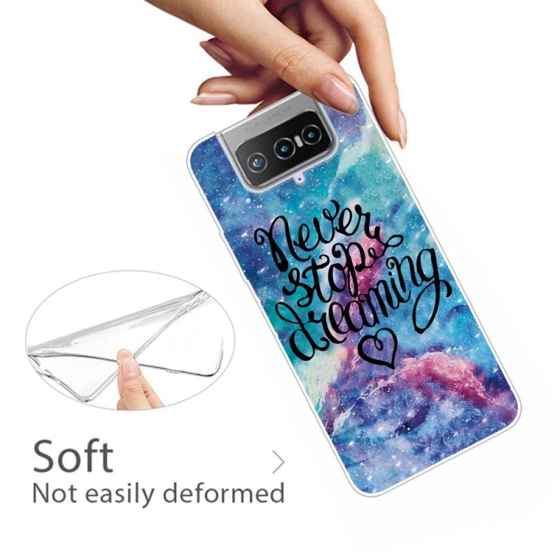 Cover Asus Zenfone 7 / 7 Pro Stop Aldrig Med At Drømme