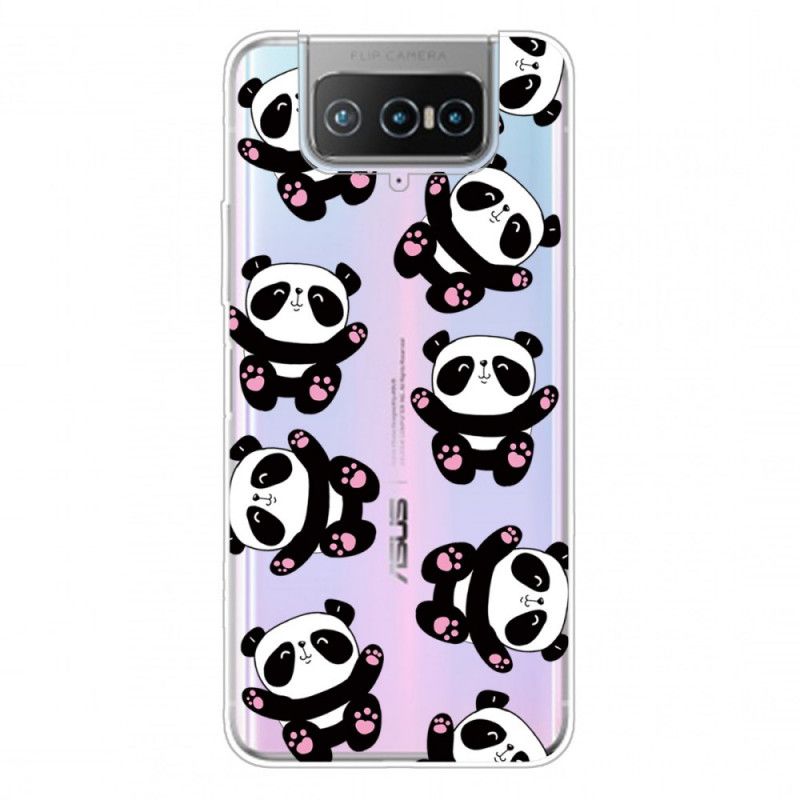 Cover Asus Zenfone 7 / 7 Pro Top Sjove Pandaer