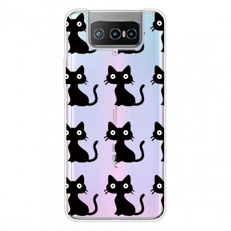 Cover for Asus Zenfone 7 / 7 Pro Flere Sorte Katte