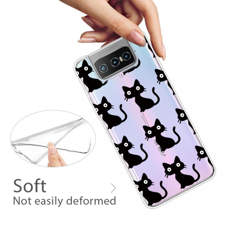 Cover for Asus Zenfone 7 / 7 Pro Flere Sorte Katte