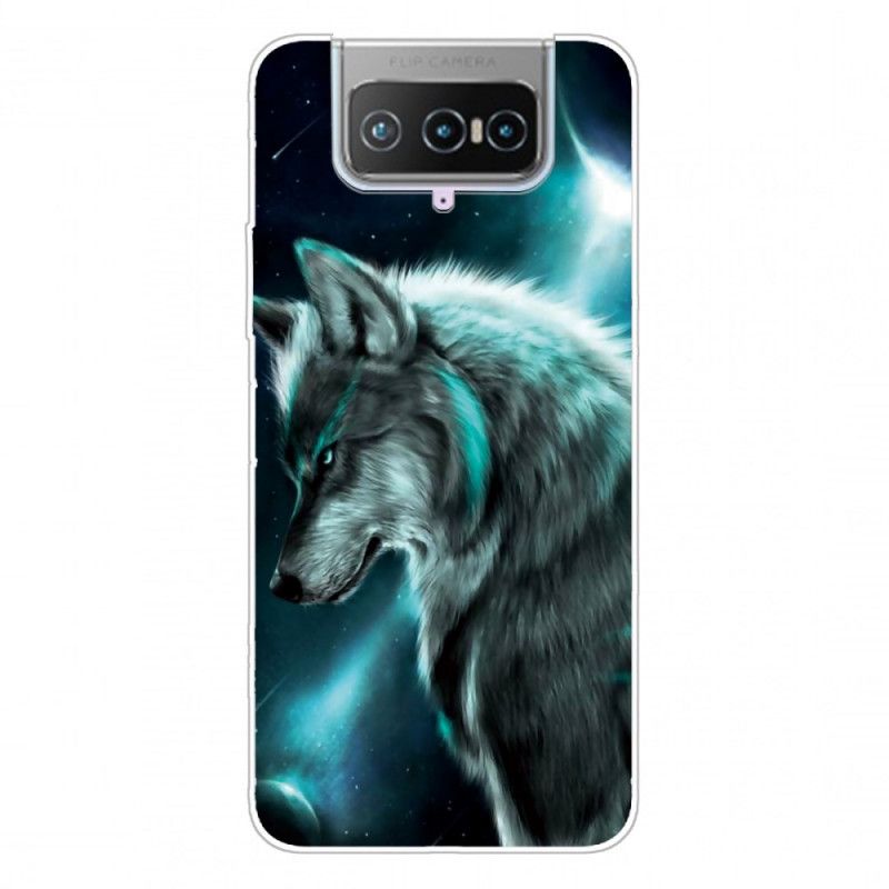 Cover for Asus Zenfone 7 / 7 Pro Kongelig Ulv