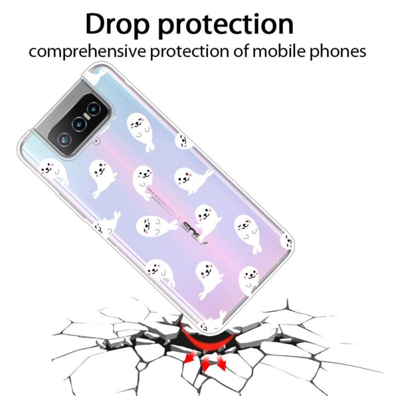 Cover for Asus Zenfone 7 / 7 Pro Øverste Søløver