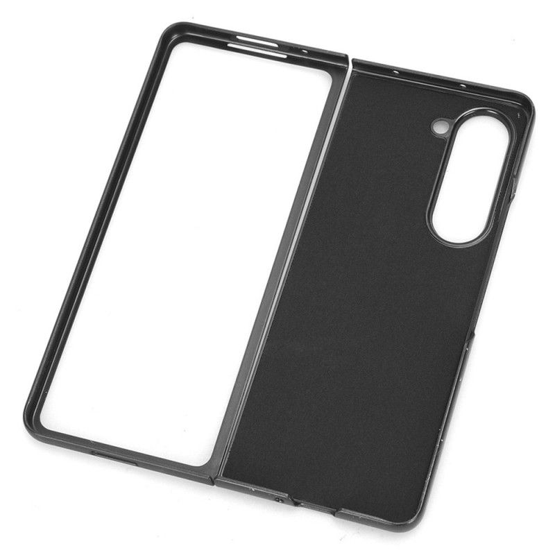 Cover Samsung Galaxy Z Fold 5 Kunstlæder Med Ring Og Skulderrem