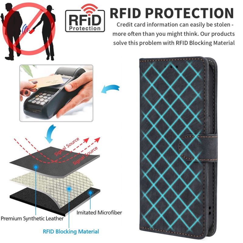 Flip Cover Samsung Galaxy Z Fold 5 Klassisk Rfid