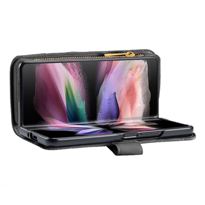 Flip Cover Til Samsung Galaxy Z Fold 5 Binfen Farve Stil Quiltet