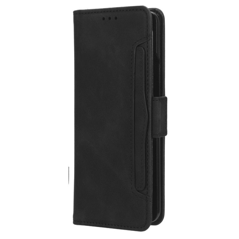 Læder Cover Samsung Galaxy Z Fold 5 Telefon Etui Multikort