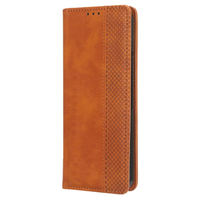 Læder Cover Samsung Galaxy Z Fold 5 Telefon Etui Retro