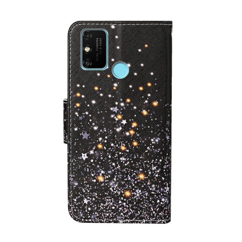 Flip Cover Læder Honor 9A Glittergradient