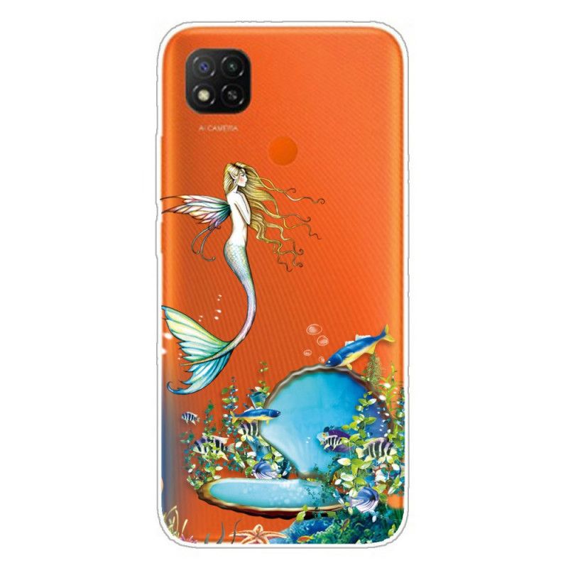 Cover for Xiaomi Redmi 9C Blå Sirene