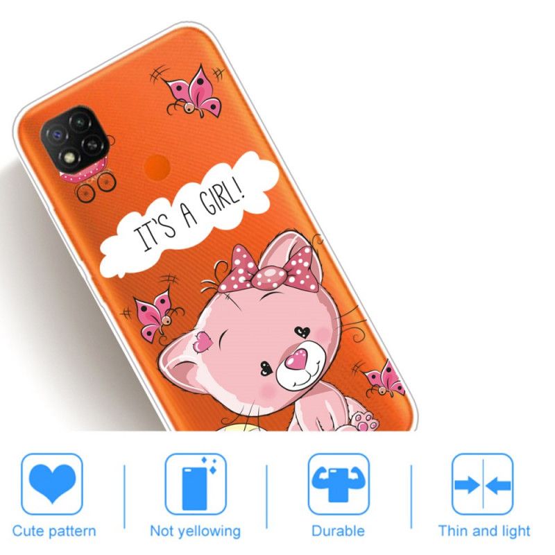 Cover for Xiaomi Redmi 9C Det Er En Pige