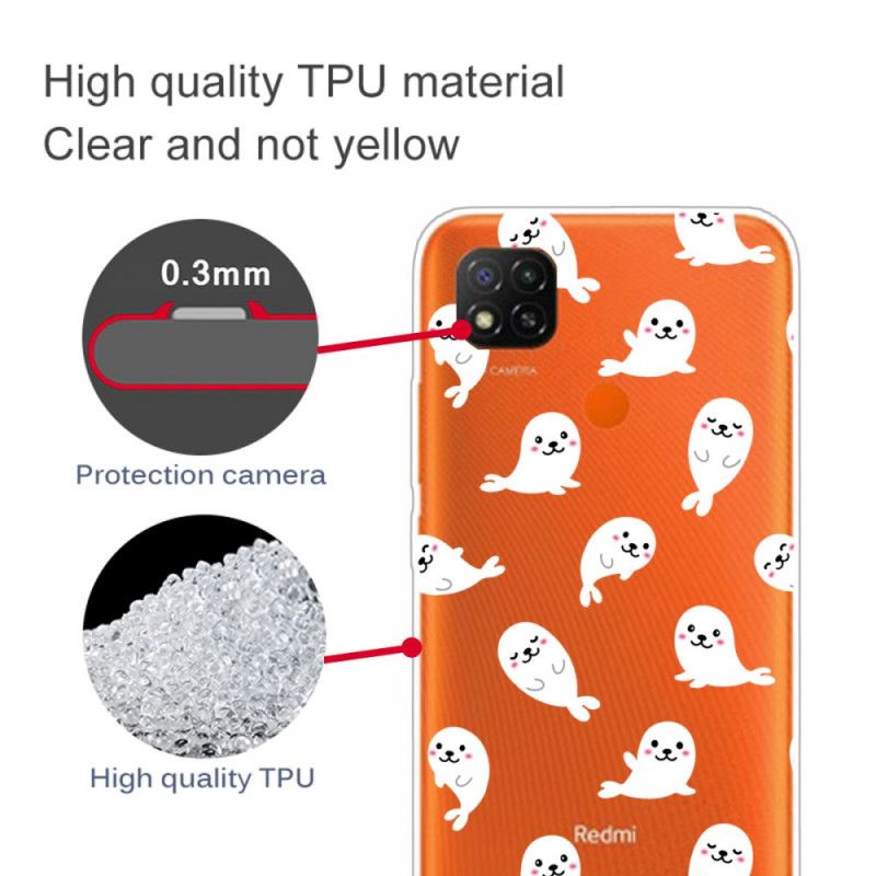 Cover for Xiaomi Redmi 9C Sjove Søløver