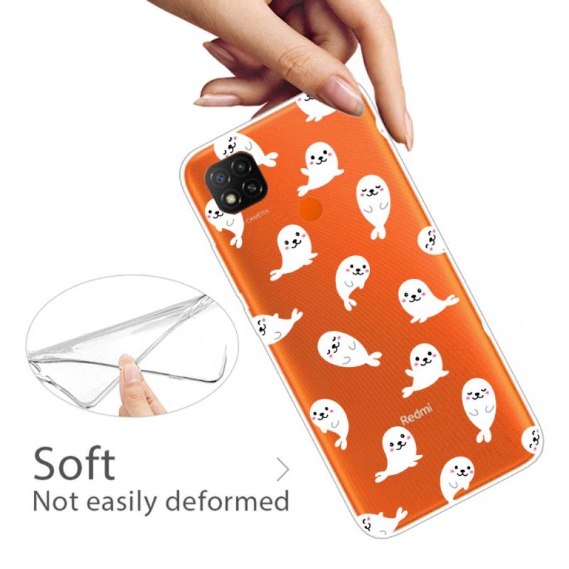 Cover for Xiaomi Redmi 9C Sjove Søløver