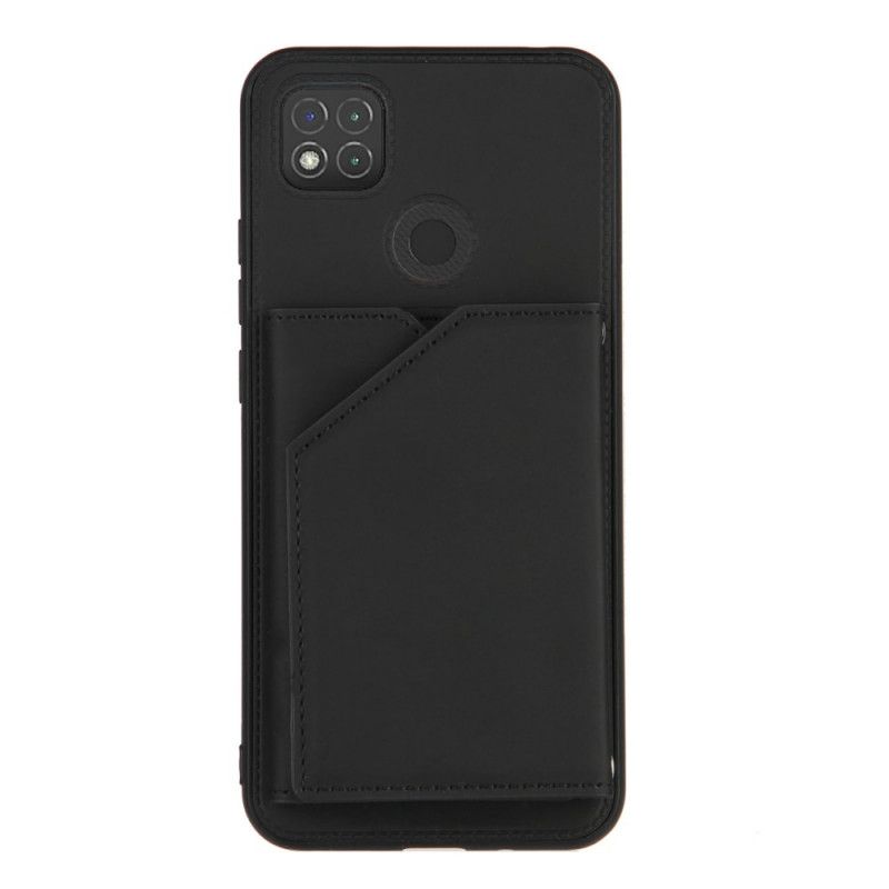 Cover for Xiaomi Redmi 9C Sort Multi-Card Håndfri Support