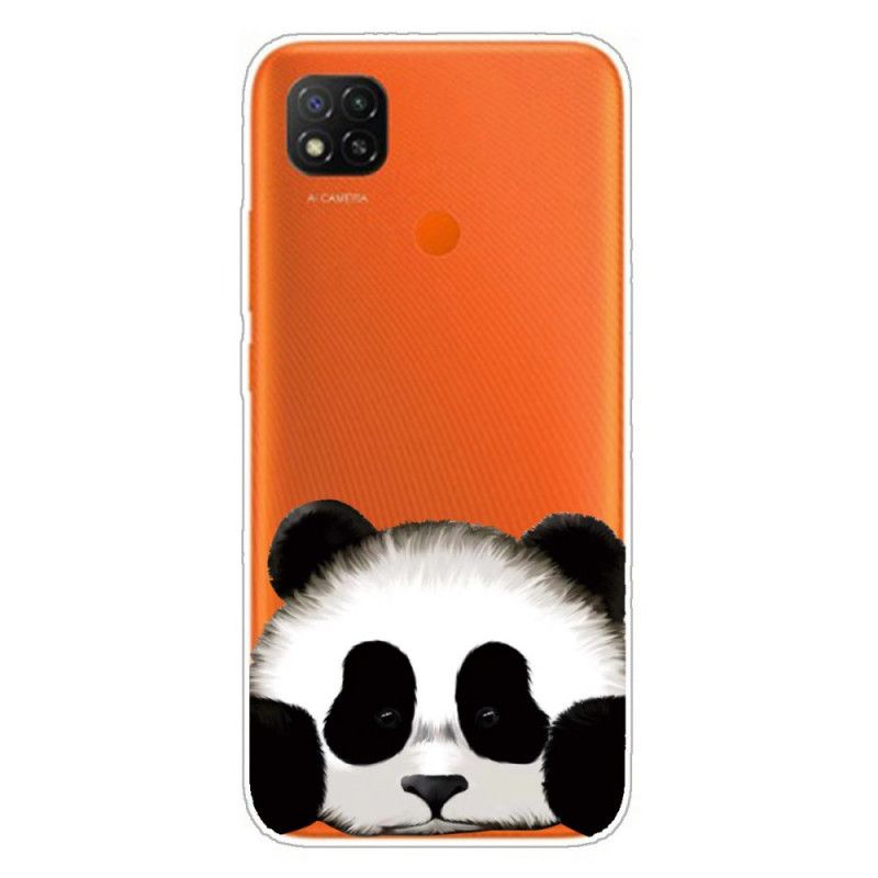 Cover Xiaomi Redmi 9C Gennemsigtig Panda Beskyttelse