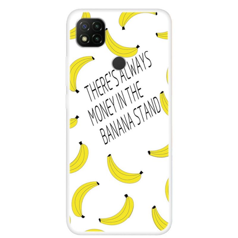 Cover Xiaomi Redmi 9C Gennemsigtige Bananpenge