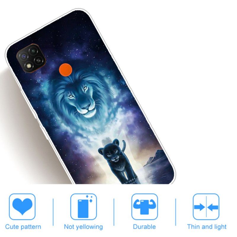 Cover Xiaomi Redmi 9C Løveunge