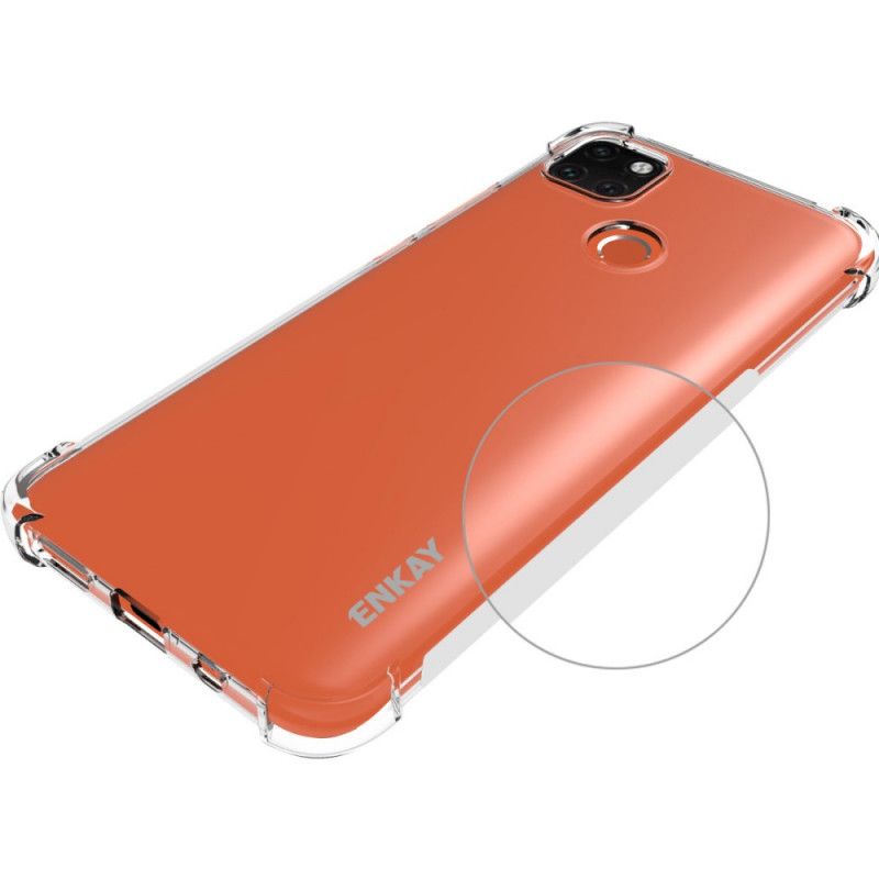 Cover Xiaomi Redmi 9C Mobilcover Enkay Shell Og Hærdet Glas Combo