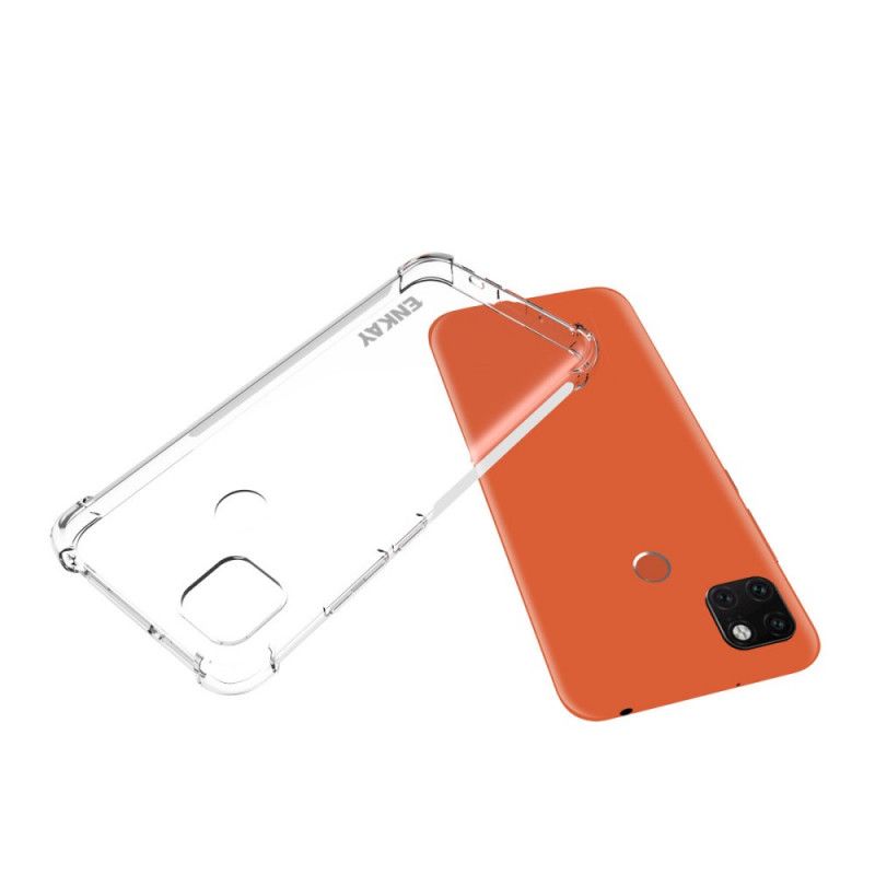 Cover Xiaomi Redmi 9C Mobilcover Enkay Shell Og Hærdet Glas Combo